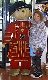 Tina with a Beefeater Bear