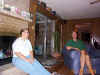 Susan & Mike in their lounge.